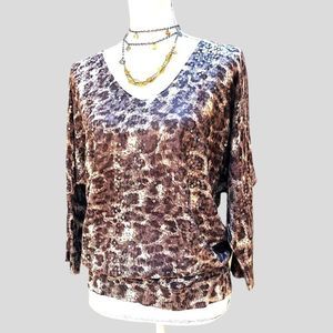 🆕 Sequins Embellished Leopard Sweater